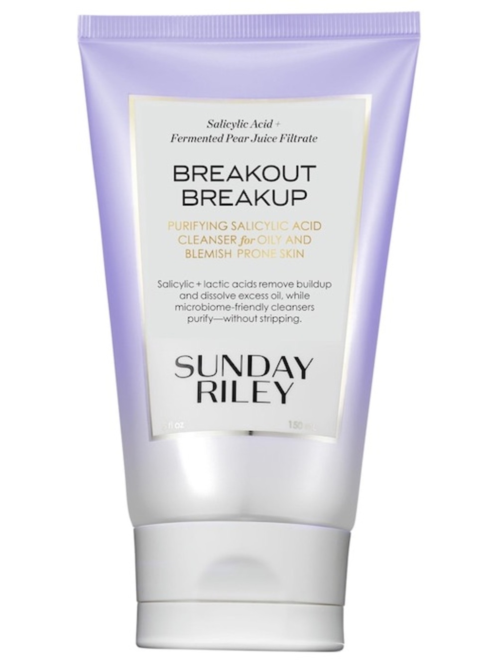 SUNDAY RILEY Breakout Breakup Purifying Salicylic Acid Cleanser 5 Fl Oz